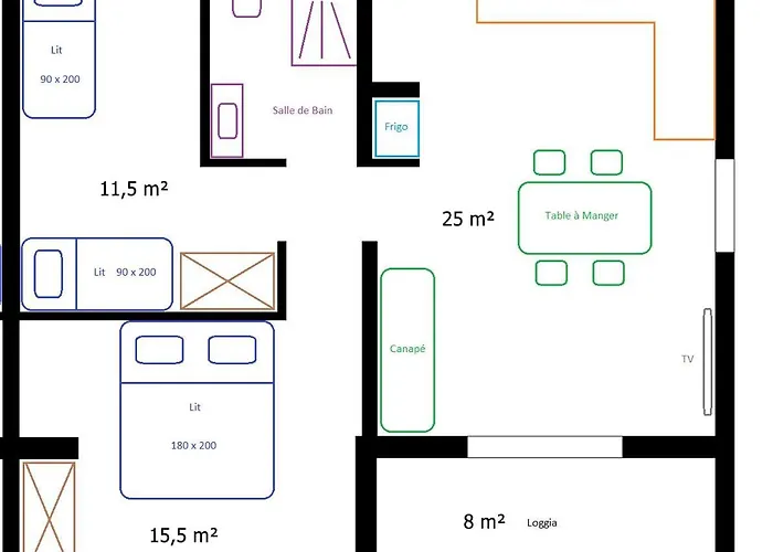 公寓 Les Muriers *